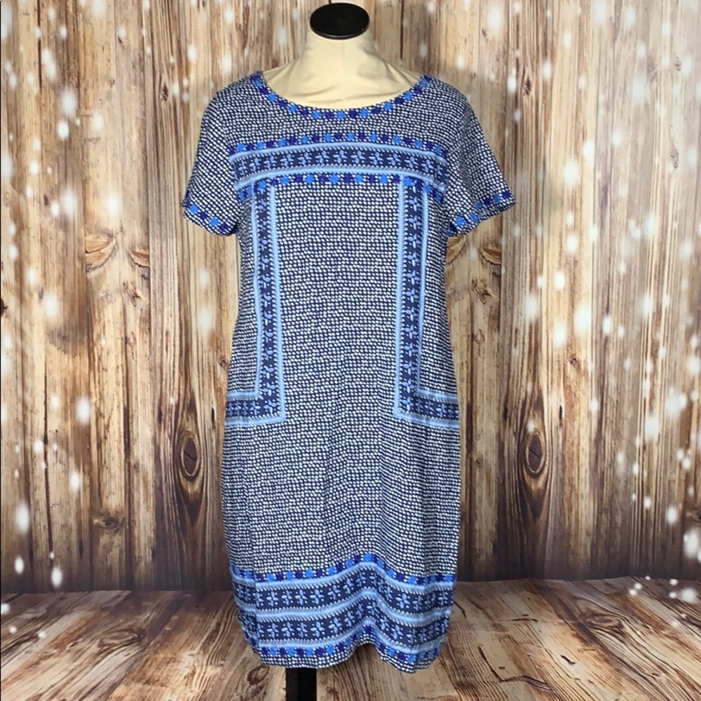 NWT Vineyard Vines Dot Linen Dress 10